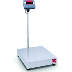 เครื่องชั่งอุตสาหกรรม OHAUS Defender 2000 รุ่น D24PE150FL รองรับน้ำหนัก 150 กิโลกรัม ความละเอียด 20 กรัม พร้อมแท่นชั่งขนาด 40x50 เซนติเมตร