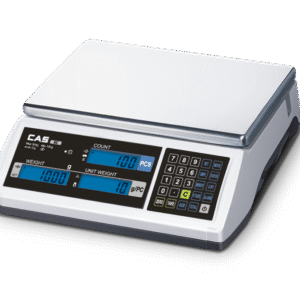 เครื่องชั่งนับจำนวน CAS EC-15K รองรับน้ำหนักสูงสุด 15 กิโลกรัม ความละเอียด 0.5 กรัม เหมาะสำหรับนับชิ้นงาน อะไหล่ สกรู และงานคลังสินค้า