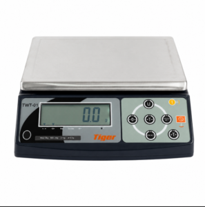 TIGER TWT-01-60K เครื่องชั่งดิจิตอลตั้งโต๊ะ 60kg x 10g